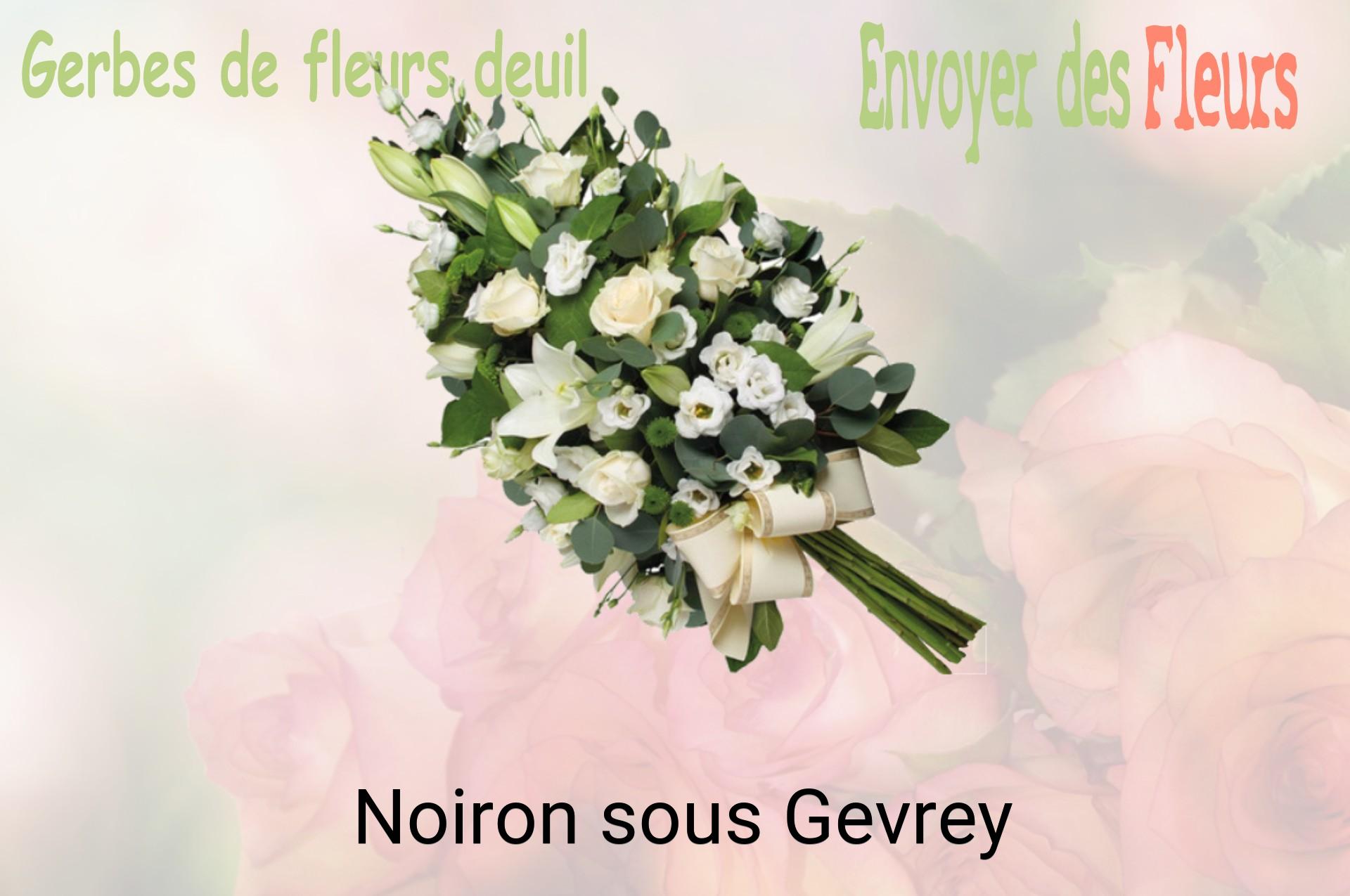 Gerbe de fleurs de deuil livrée à Noiron-sous-Gevrey